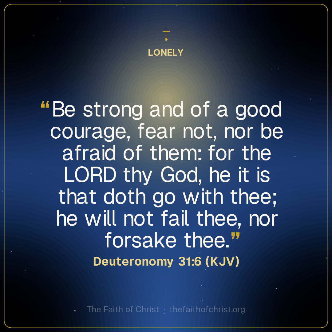 Deuteronomy 31:6